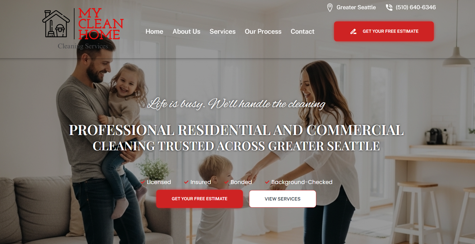 My clean home services